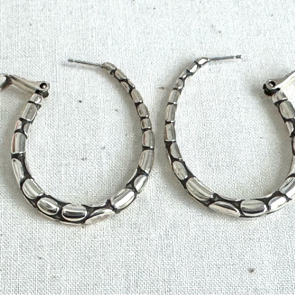 Brighton Pebble Teardrop Hoop earrings
